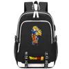 Anime Dragon Ball Canvas Backpack for Boy Girl Back To School Book Bag Anti Theft Travel Bag Student Waterproof Backpack Men Women Travel Leisure Bag