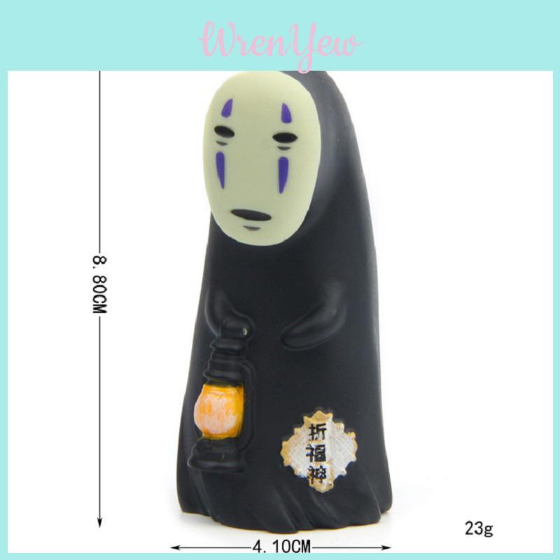 Anime Chihiro Spirited Away Cake Decoration No Face Faceless Man Action Figures With Premium Quality Resin