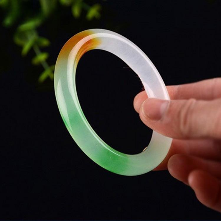 Natural Icy Species Emerald Jade Βραχιόλι Μοντέρνο γούρι Emerald Bangle βραχιόλι νεφρίτη Γυναικείο δώρο