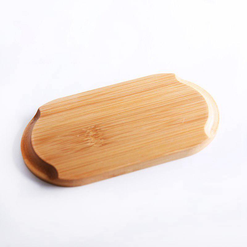 Bamboo Tray Tea Tray Cup Plate Pepper Mill Base
