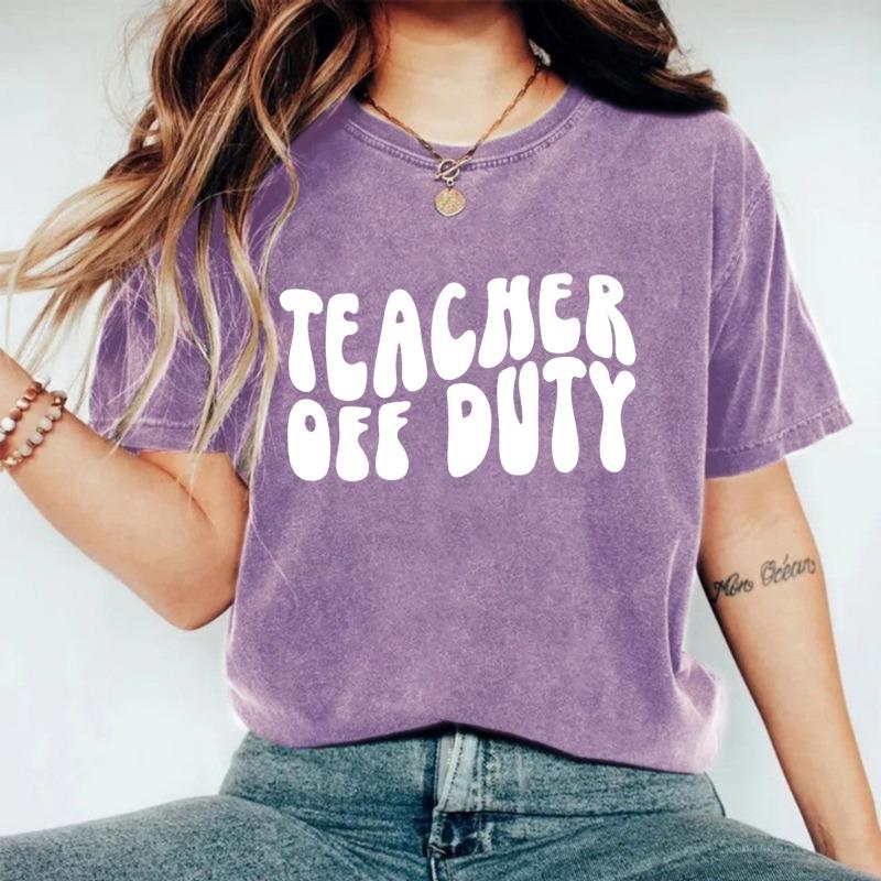 

Женская свободная футболка с коротким рукавом и круглым вырезом, стираная и состаренная XXXL фиолетовый