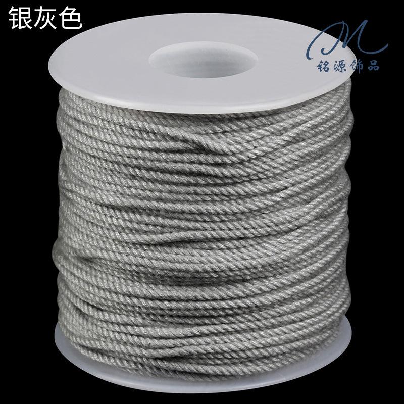 Large Roll Hand Rubbing Cotton Thread Rope Work In Progress Tibetan Play Rope Braided Rope Hemp Thread Pendant Rope Bracelet Rope Fringed Accessories