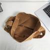 Minimalist Style Solid Shoulder Bags 100% Cott Unisex Solid Crossbody Bags Canvas Packages South Korea Casual Messenger Bags