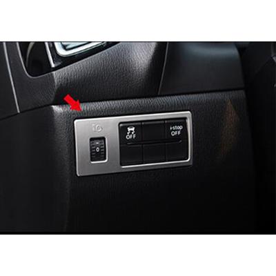 ABS Chrome For Mazda 2 Demio DL Sedan DJ Hatchback LHD 2015 2016 2017 Car Headlight Switch ESP Button Cover Trim