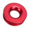 Winch Snatch Recovery Ring 4000Lbs Working Load Red Snatch Block Pulley Towing Ring for ATV UTV SUV Truck Off Road