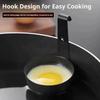 Hanging Ear Egg Poacher Stainless Steel Poached Egg Cooker Breakfast Egg Separator Steamer Spoon
