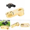 CNC Machining 25T Steering Servo Arm Upgrade Parts for 1Celsius10 1Celsius8 RC Car (Gold)