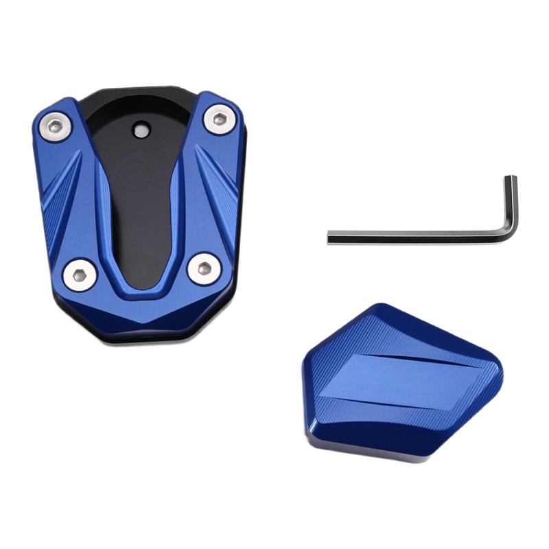 ABLZ-Motorcycle Kickstand Foot Side Stand Enlarger Plate Kickstand Enlarge Extension For ZONTES 368G 368 G