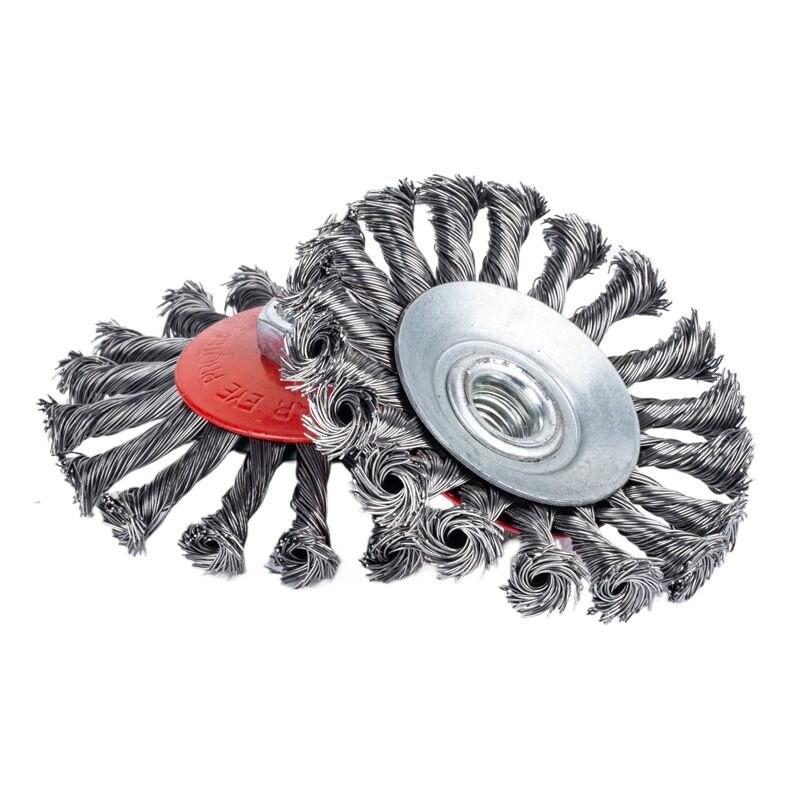 75/100Mm M14 Steel Wire Cup Brush Powerful Paint Removal Rotary Tool Twisted Steel Wire Wheel Abrasive For Angle Grinder Debu