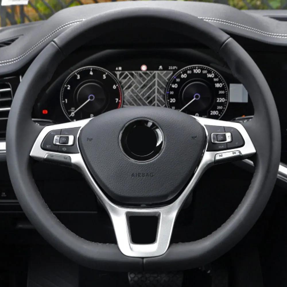 Car Steering Wheel Cover Trim Sticker for Volkswagen VW Amarok 2018-2025 Steering Wheel ABS Sequins Accessories