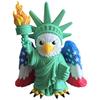 Funny Eagle GoddessStatue 3D Printed Goddess Ornament, American Flag Wings Statue, Feather Texture Art And Statue of Liberty Figurine for Home Office