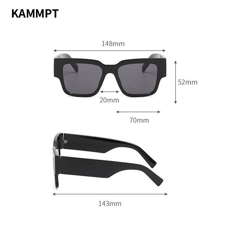 Simple Square Sunglasses  New Stylish Vintage Oversized Women Eyewear Trendy Brand Designer Gradient UV400 Shades