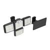Outdoor Solar Lights IP65 Waterproof 198LEDs Motion Sensor Lights with 4 Adjustable Heads