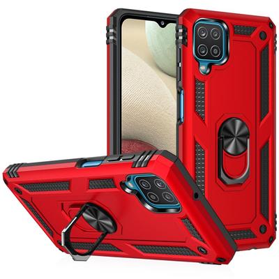 For Samsung A 12 Case Cover Samsung Galaxy A12 Armor Rugged Military Shockproof Ring Holder Magnet Phone Case