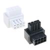 8Pin Graphics Video Card Connector 90 Degree Adapter 8Pin Female To 8Pin Male Mainboard CPU Power Steering Connector