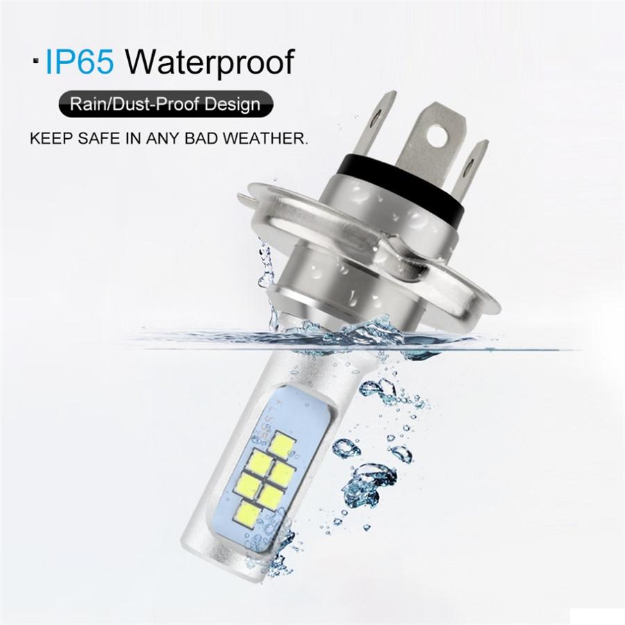 36W H4 Led Motorcycle Headlight Bulb Fog Light 12 SMD 1200LM Hi Lo Lamp for Scooter Accessories Moto DRL