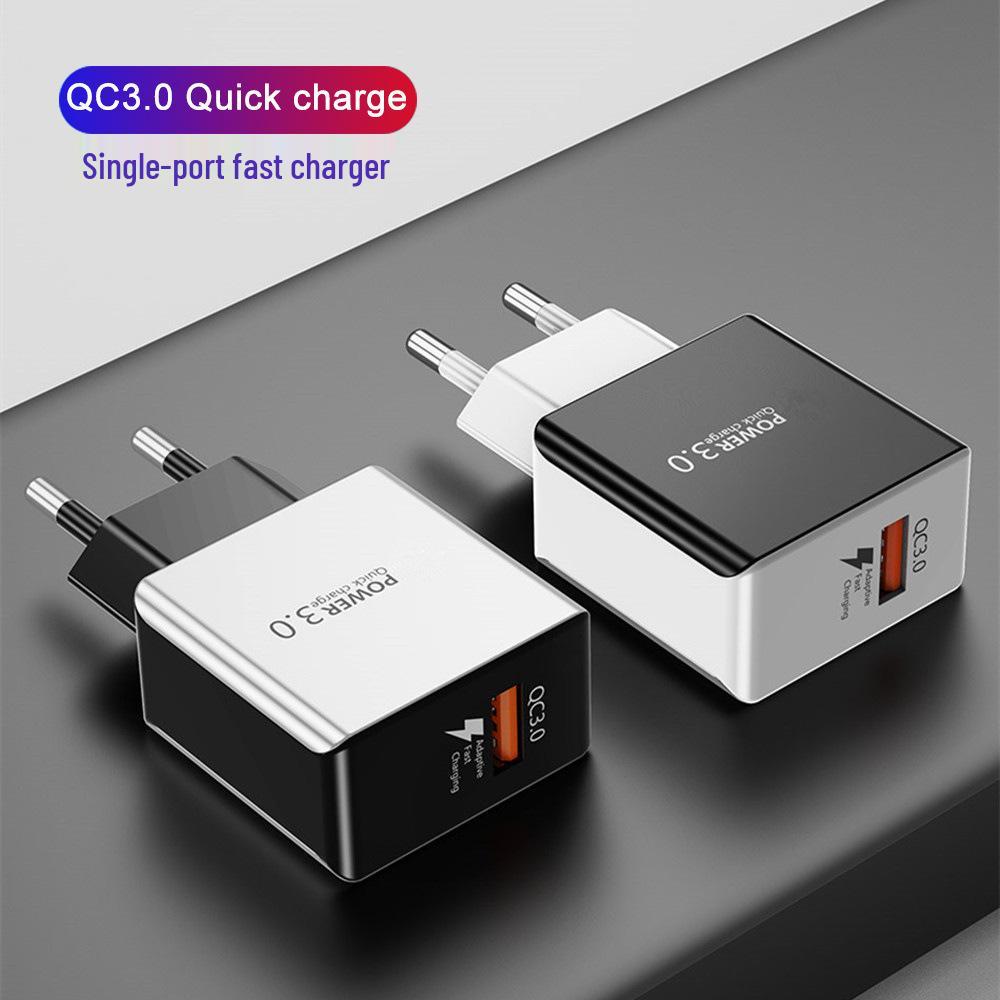 3A QC3.0 Fast Charger: 5V/9V/12V Mobile Travel Adapter