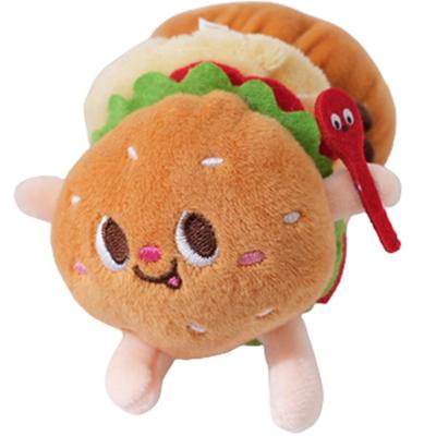 Dadaland snabbmatsdocka nyckelring, 12cm, stor hamburgare, Populära leksaker för koreanska barn