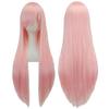 80cm Long Synthetic Hair Heat Resistance Anime Straight Hairpiece Halloween Cosplay Wigs  for Women