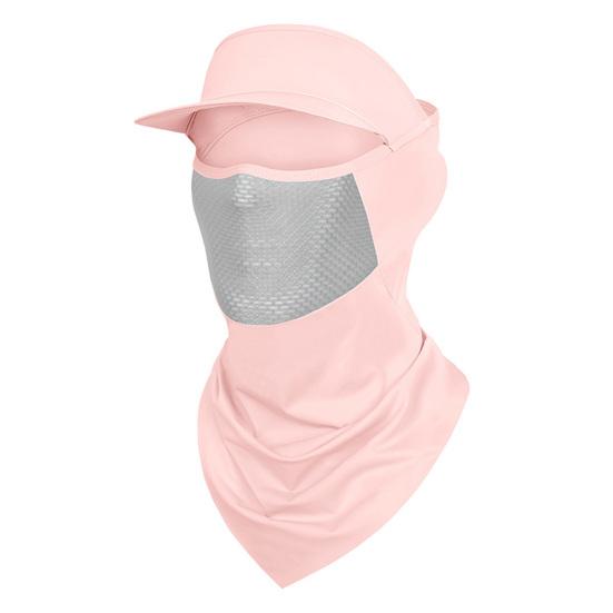 Face Guard Neck Gaiter Hat Breathable Windproof UV Protection Men Women Multi-Purpose Summer Outdoor Ice Silk Visor