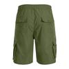 Herren Freizeit Locker Sitzende Mehrere Taschen Cargo-Shorts Elastischer Bund Kordelzug Outdoor Arbeitskleidung Shorts für den Sommer