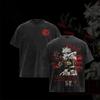 Rudo Cool Print T-shirt Gachiakuta Anime Clothing Men Women Casual Cotton Tshirts Vintage Washed Tee Harajuku Oversized T Shirt