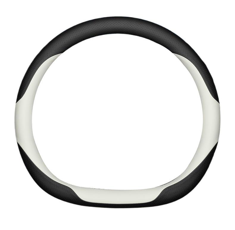 For ORA 5 2025 2026 2027 Leather Car Steering Wheel Cover D-shape Breathable Non-slip Four Season Car Accessories