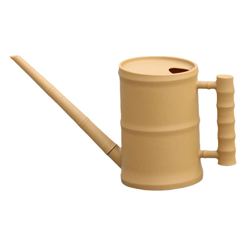 

Watering Can 1.6L Plastic Watering Can with Comfortable Handle Small Garden Watering Can Long Spout for Indoor Outdoor коричневий