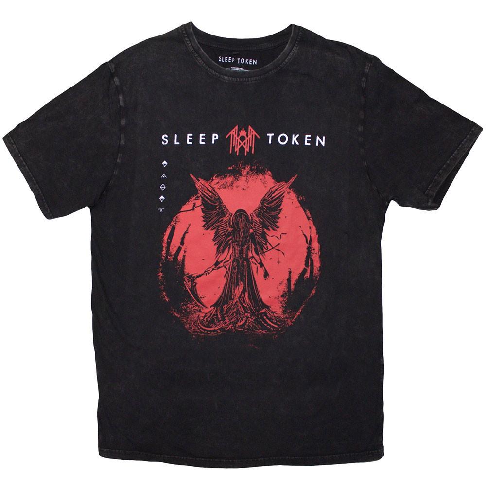 Мужская футболка Sleep Token Take Me Back To Eden, стирка stone wash, размер S, цвет черный 3XL