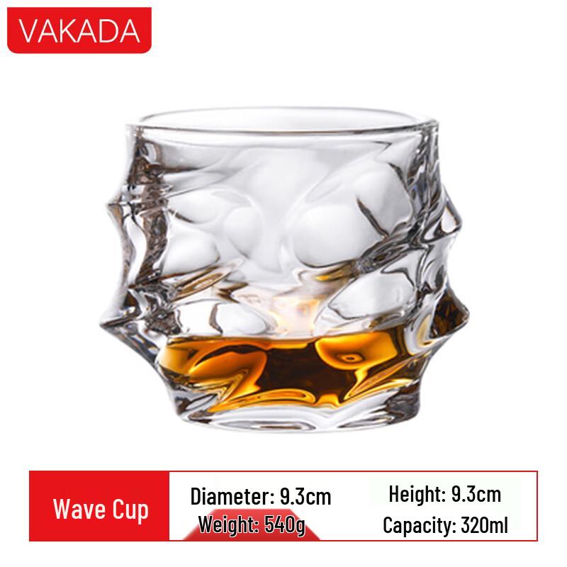 VAKADA Nordic Style Crystal Whiskey Glass