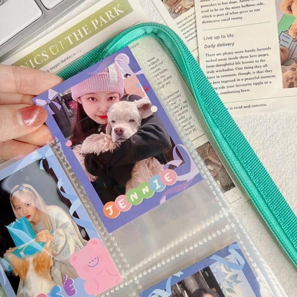 Sanhachi Clear Pocket A5 4 10 Nachfüllpackungen Sammelkarte Sammelkarte Sammelkarte Karte Große Kapazität Mappe, 6-Loch, Größe, Taschen, Zweiseitig, (80 Taschen),