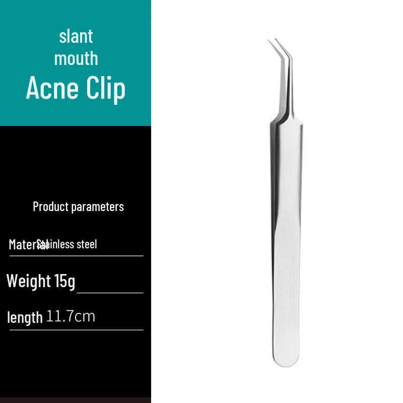 Ultra-fine Blackhead Removal Set: Precision Tweezers, Comedone Scraper, Beauty Pick, and Acne Needle Tools