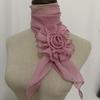Spring/Summer Rose Silk Scarf: Women's Solid Color Dance Accessory