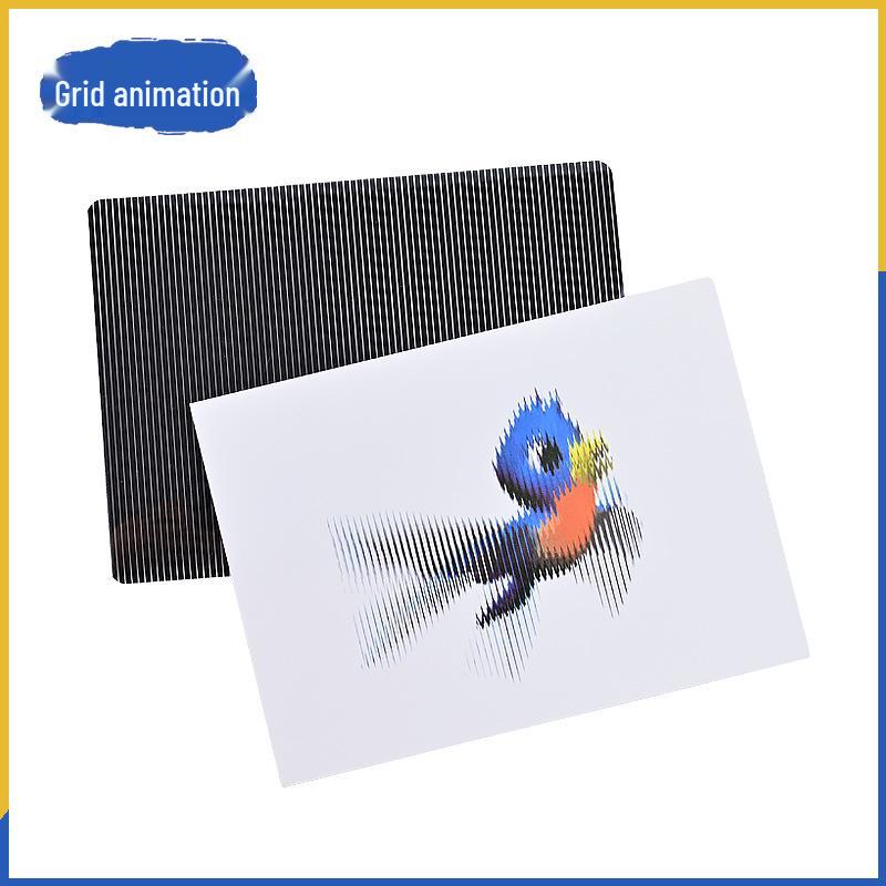 Grating Animation Moiré Patterns: Children s STEAM DIY Science Experiment Kit