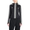 adidas Originals Avavav Collaboration Fw24 Slim Fit Striped Comfortable Jacket Unisex Jacket Black JG1426