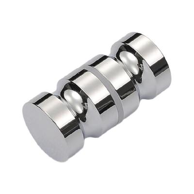 Aluminium Knob Rustproof Door Handle 80mm Length for Shower Door Designs for Comfort & Styles In Home & Hotel Bathrooms