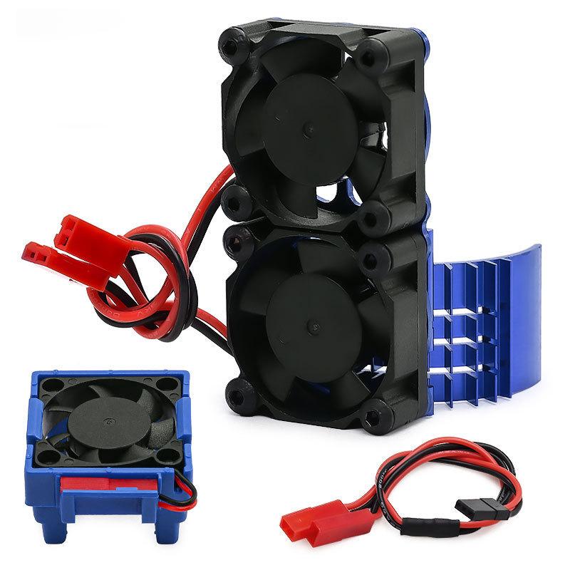 Traxxas VXL-3S için Yükseltilmiş Soğutma Fanı ve Soğutucu Seti, Slash Rustler Bandit Stampede 2WD 4X4 için Verimli Motor ESC Soğutucu
