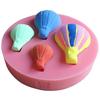 Varmluftsballong Cupcake Toppdekorasjonsform 3d Kakedekoreringsform Fondant Silikonverktøy for Baking