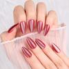 Solid Color Cat Eye Detachable False Nails - Water Drop Style (30 Pieces)