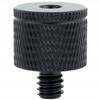 Adapter sleeve reduction 1/4" to M5 tripod black for 20 mm tripod