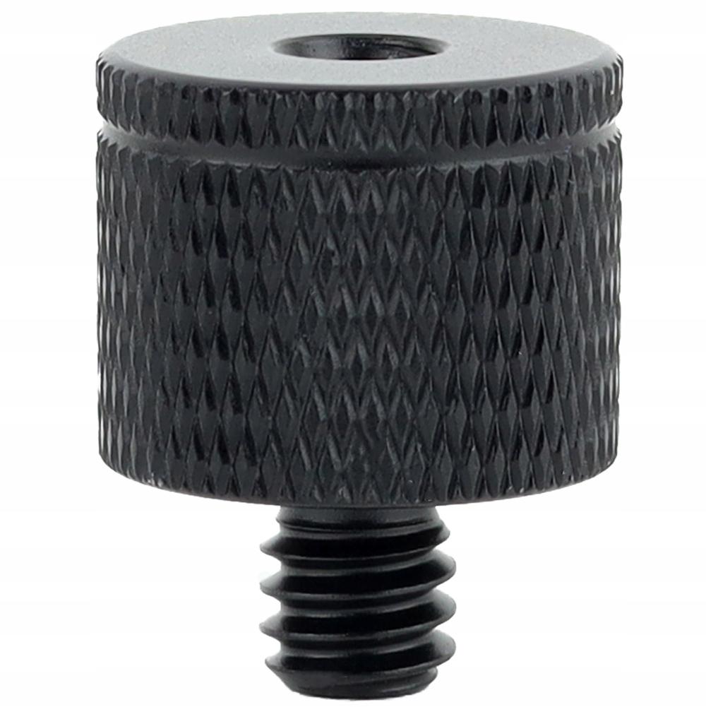 Adapter sleeve reduction 1/4" to M5 tripod black for 20 mm tripod