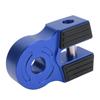 Winch Shackle Mount 30000Lbs Loading Iron Pin Rubber Guard Universal for ATV Pickup Soft Shackle D Ring Blue
