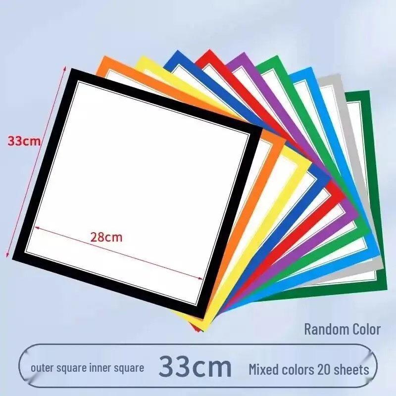 

Кольоровий картон формату А4, 230 г/м², Extra Thick, 30 кольорів для DIY листівок та студентських художніх проектів.