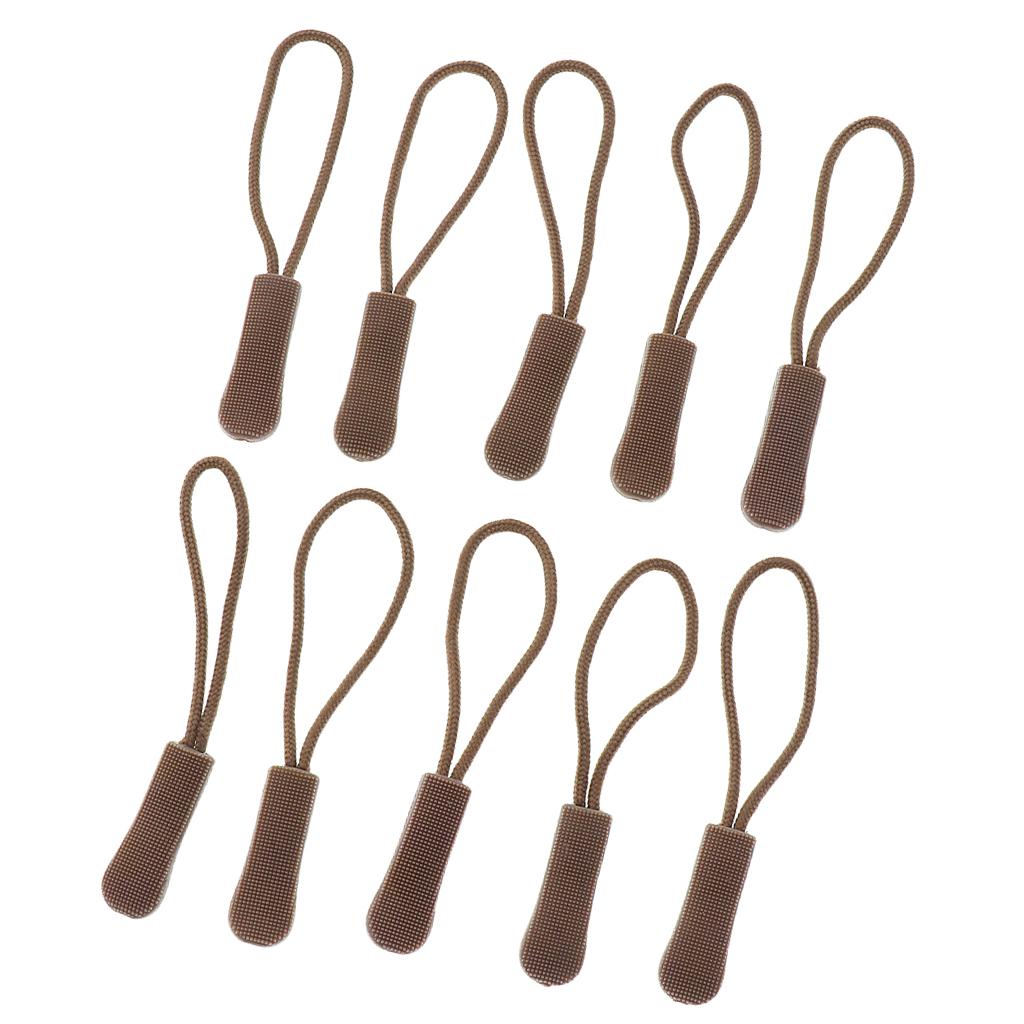 Reißverschlussanhänger Kordel Strukturierter Griff Elastisches Reißverschluss-Ersatzkit für defekte Reißverschlüsse an Rucksäcken Gepäck Zelten Kleidung