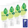 Facial Foam 120g X 4 Set with Bonus Item Cleansing Green Tea Scent Pore-Clearing 100% Plant-Derived Ingredients,