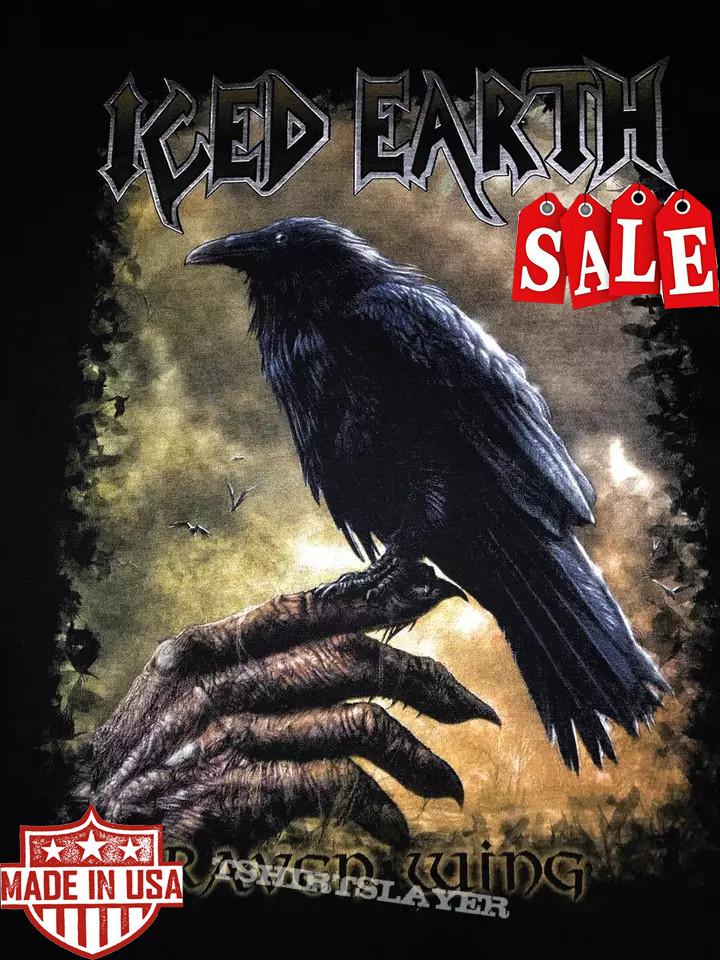 

Футболка Iced Earth с коротким рукавом, хлопок, черная, мужская, женская, все размеры от S до 5XL, унисекс XXXXL