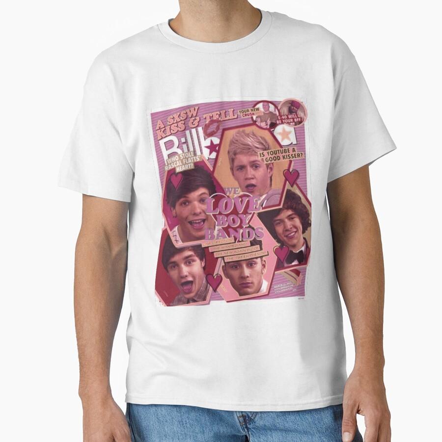 One Direction Pink Poster Classic T-Shirt
