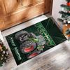 Fendt Crystal Velvet Rug, Custom Name Text Personalized Non‑Slip Floor Mat for Home Decor Gift