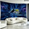 Tampa Bay Devil Rays Wall Tapestry Aesthetic Wall Hanging Printed Fabric Blanket Decorative Tapestries for Bedroom Living Room Home Decor