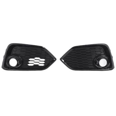 1 Pair Fog Lights Trim Bezel Cover 71108TGGA30 Gloss Black Fog Lamp Trim Grille Cover for Civic Si Coupe Hatchback